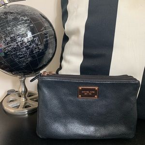 Michael Kors Black Leather Clutch 🖤